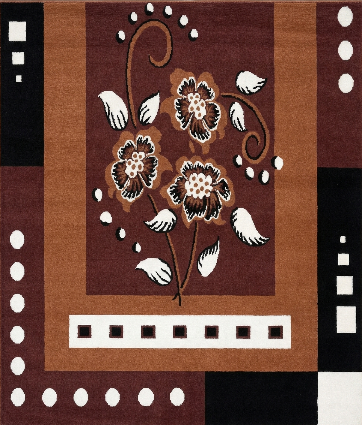 Brown Traditional Carpet