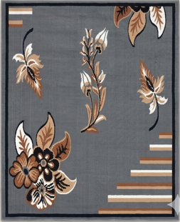 Gray Traditional Carpet