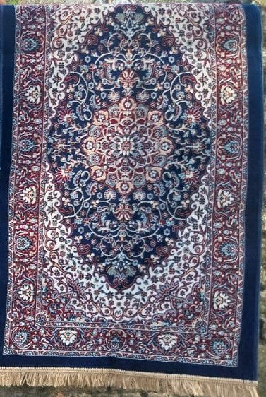 Navy Blue Solid Carpet